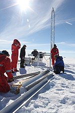 Ice core researchers from AWI drilling at the EastGRIP ice core site, Greenland 2.jpg