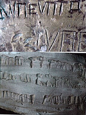 Comparison of Rollout of Set of Silversmithing Tools with Sir Francis Drake's, Plate of Brass discovered in 1936.png